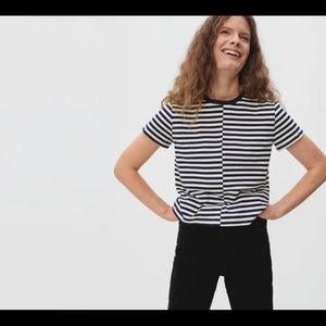 NWT Everlane striped t shirt, size m